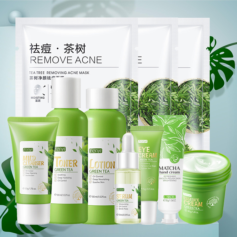 Korean Skincare Routine - Yüz Bakım Ürünleri Seti Sakura /