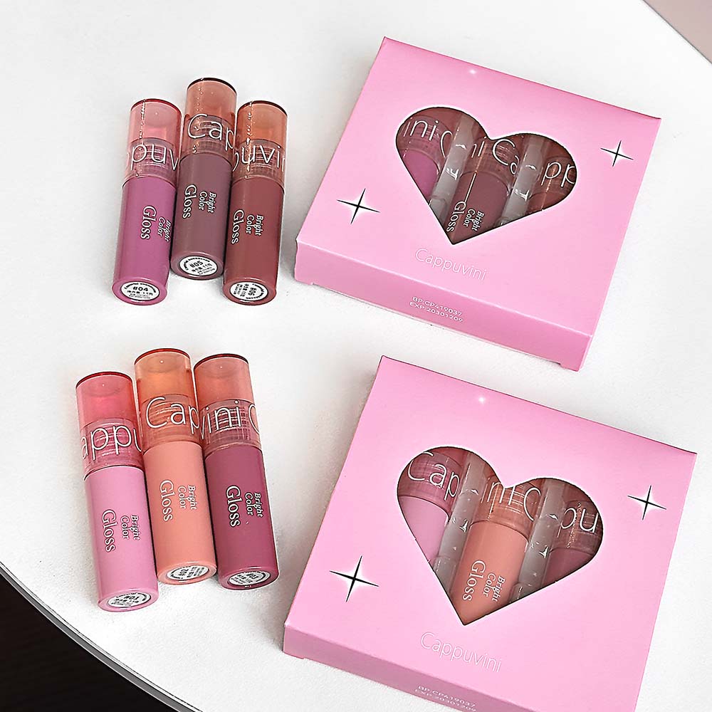 3PCS Su Işıltılı Dudak Parlatı - Lip Tint Korean incelemesi ve fiyatı