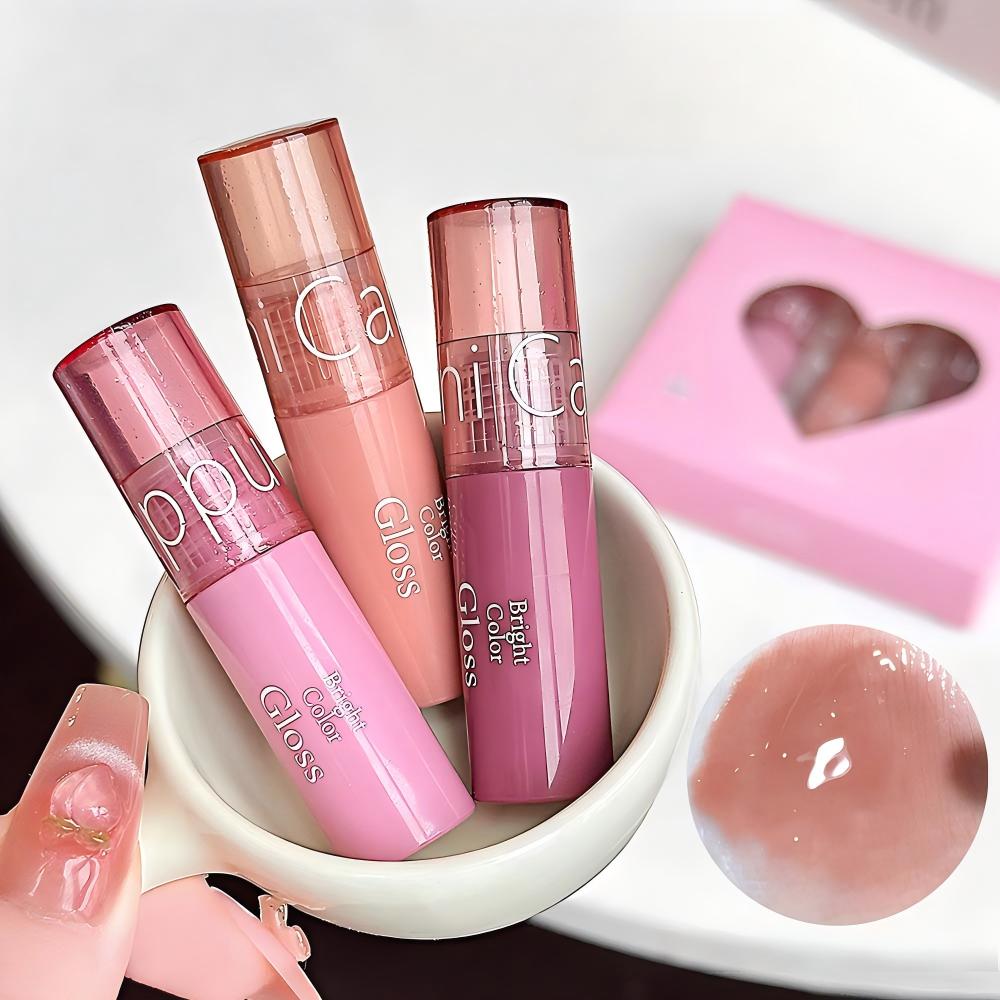 3PCS Su Işıltılı Dudak Parlatı - Lip Tint Korean incelemesi ve fiyatı