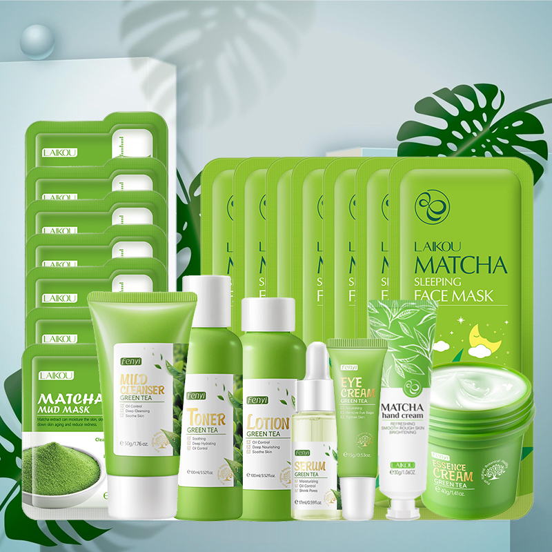Yeşil Çay Cilt Bakım Seti Kore - Korean Skincare Routine incelemesi ve fiyatı