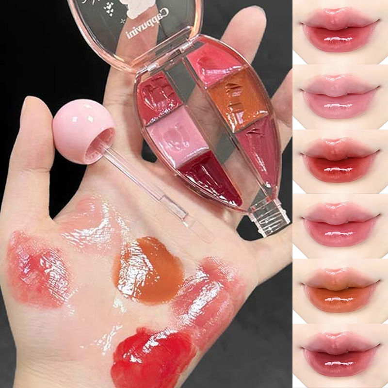 6 Renkli Ayna Dudak Parlatıcıs - Lip Tint Korean incelemesi ve fiyatı