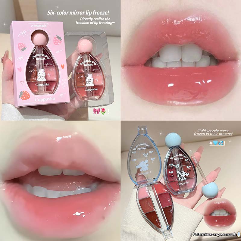 6 Renkli Ayna Dudak Parlatıcıs - Lip Tint Korean incelemesi ve fiyatı