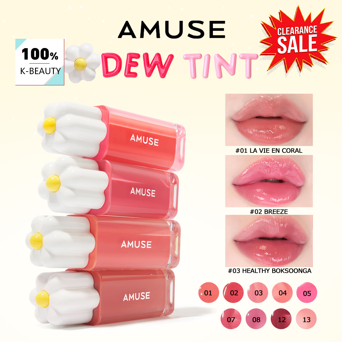 [İndirimli Satış] AMUSE DEW TI - Lip Tint Korean incelemesi ve fiyatı